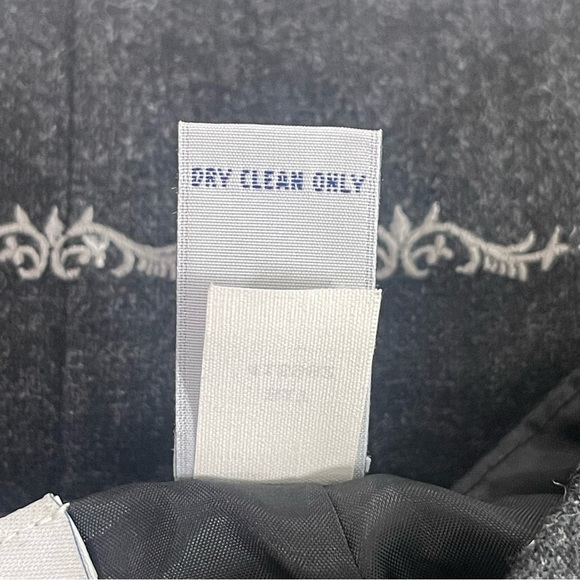 Old Navy Wool Blend Knee Length Charcoal Gray Skirt 10 - Picture 7 of 7